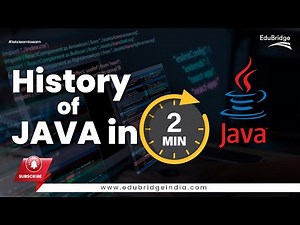 History of JAVA in 2 Minutes | JAVA History | Evolution of JAVA Programming Language