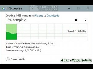 How to Always Show More Details in File Explorer Transfer Dialog