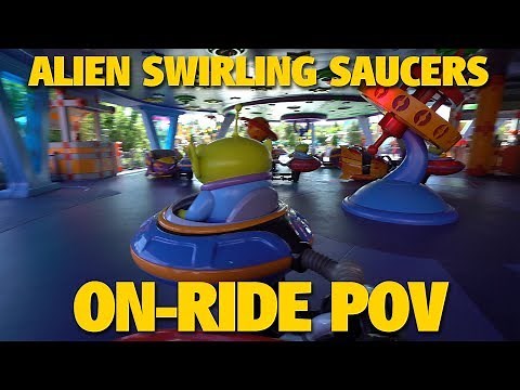 Alien Swirling Saucers On-Ride POV | Toy Story Land
