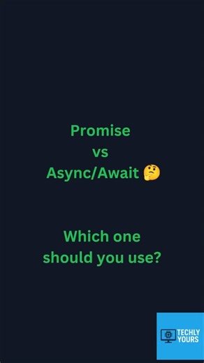 Promise vs Async/Await ⚡ Which One Should You Use? (30s Guide)