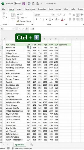 How to Use Sparklines in Excel for AMAZING Data Visualization!