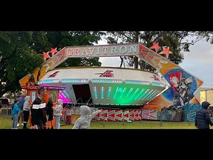 The Gravitron Ride Setup Starship 2000-4000 Exodus Alien Abduction Alien Invasion Area 51 Enterprise