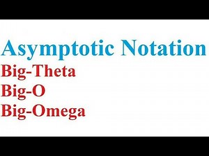 Asymptotic Notation in Algorithm Analysis | big o theta omega notation examples | Data Structure