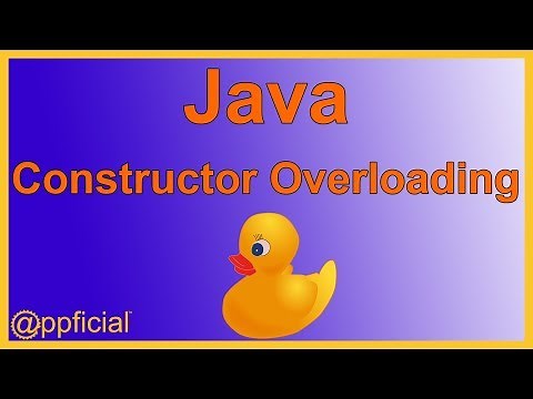 Constructor Overloading in a Java Class - Easy Java Tutorial by Example - APPFICIAL