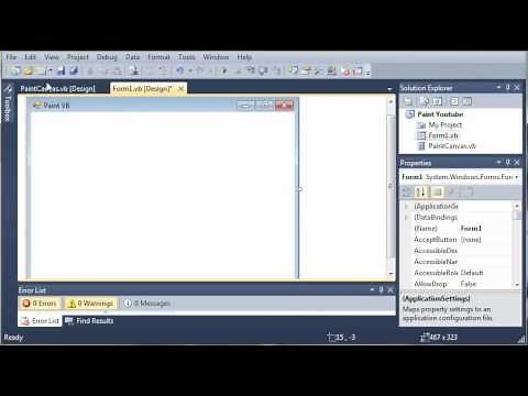 Visual Basic Tutorial - 168 - Paint Part 1 Custom Controls