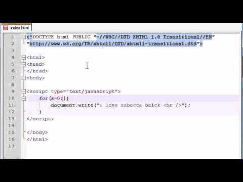 Beginner JavaScript Tutorial - 19 - for Loop