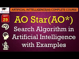 L29: AO Star(AO*) Search Algorithm in Artificial Intelligence with Examples | Informed Search in AI