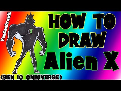 How To Draw Alien X from Ben 10 Omniverse ✎ YouCanDrawIt ツ 1080p HD