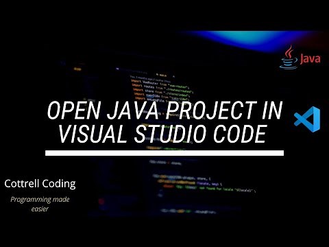 Java Open Project in Visual Studio Code