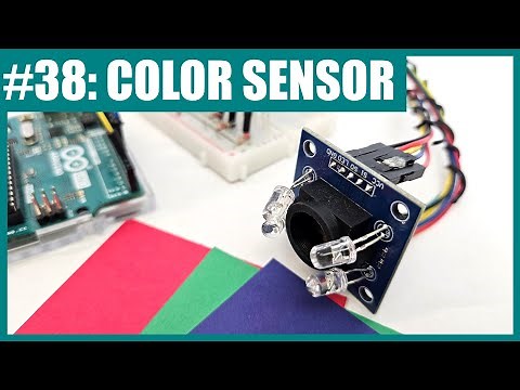 How to Use a TCS3200 Color Sensor with Arduino (Lesson #38)
