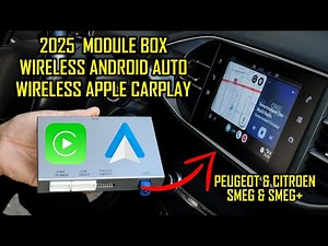 2025 CARPLAY & ANDROID AUTO WIRELESS MODULE FOR PEUGEOT AND CITROEN SMEG SMEG+, FROM AUTOABC