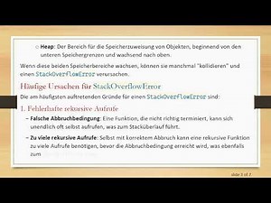 Verständnis von StackOverflowError: Ursachen und Lösungen