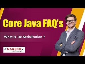 What is De-serialization? | Core Java Interview Questions | Naresh IT