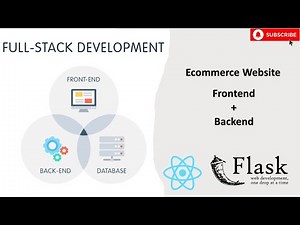 Ecommerce Website using React JS and python Flask Overview || Full stack project