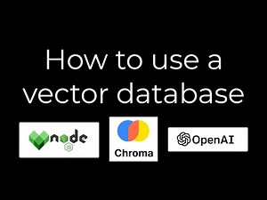How to use a local vector database [Node.js + Chroma + OpenAI]