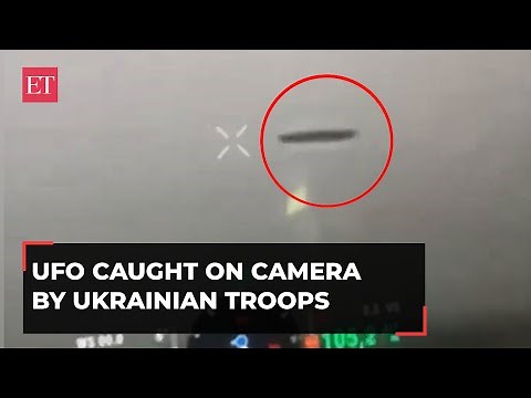 UFO caught on camera by Ukrainian troops allegedly hovering over warzone