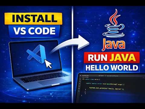 How to Install VS Code and Run Java Hello World Program (Step-by-Step)