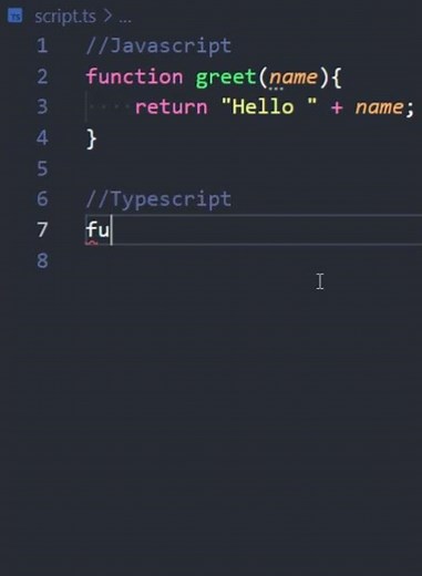 TypeScript vs JavaScript: Key Differences Explained in 60 Seconds #coding #typescript #javascript