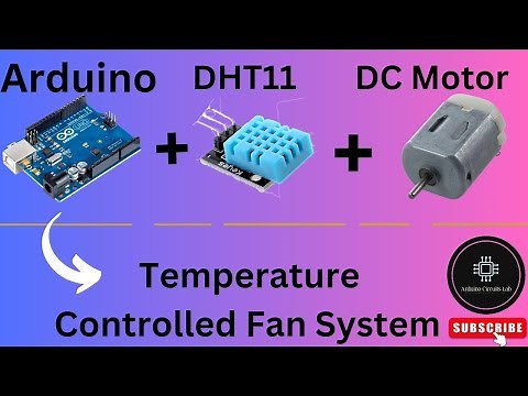 Temperature-Controlled Fan & Alarm System with DHT11 and Arduino Uno | Complete Guide