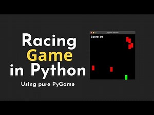 Simple Racing Game in Python - Beginner Friendly Tutorial! 🐍🏁