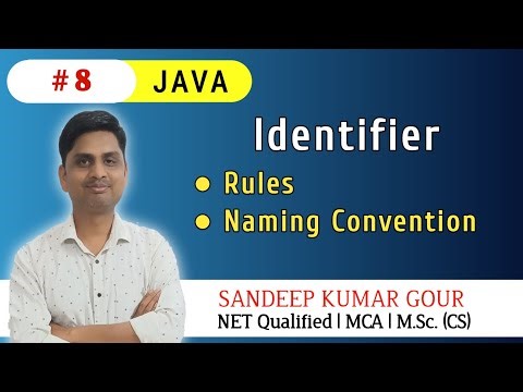 Identifiers in JAVA | Rules for identifier | Naming convention in JAVA