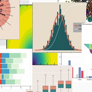 Learn data visualization with Python in just 4 hours by completing short interactive exercises. Topics covered include customizing graphics, plotting two-dimensional arrays (e.g., pseudocolor plots, contour plots, images, etc.), statistical graphics (e.g., visualizing distributions & regressions), and working with time series. | DataCamp