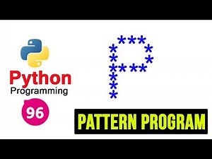 Python Pattern Programs - Printing Stars in P Shape