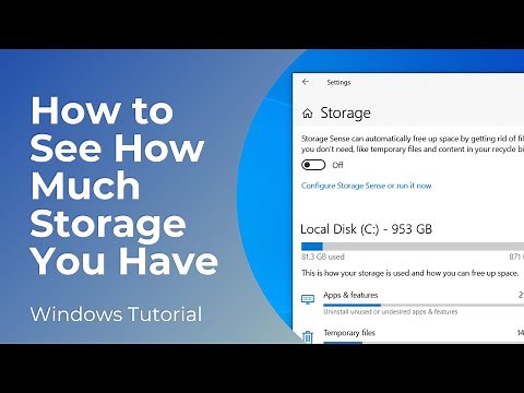 How to See How Much Storage You Have On Your PC
