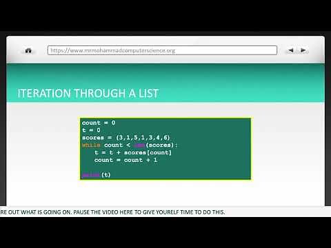 Arrays In Python - GCSE/iGCSE Computer Science