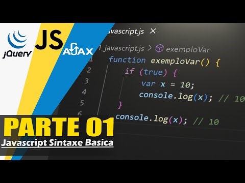Fundamentos Essenciais: JavaScript, jQuery e AJAX - Javascript Sintaxe Basica (Parte 01)