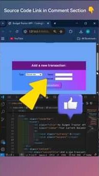 💰 Budget Tracker App in HTML, CSS & JavaScript | #frontendcourse