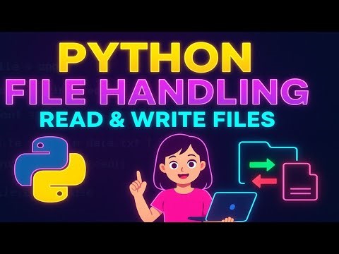 Python File Handling Tutorial (Part 1) | Open, Read & Write Files Easily