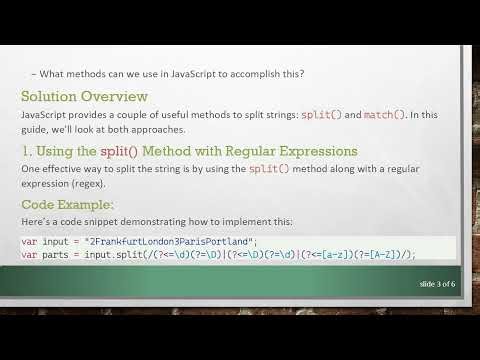 Mastering String Splitting in JavaScript