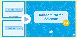 Random Name Generator PowerPoint
