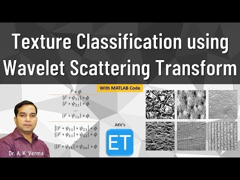 Texture Classification using Wavelet Scattering Transform (with MATLAB Code)