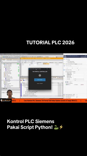 Kontrol PLC Siemens Pakai Script Python! 🐍⚡