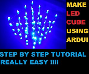 LED CUBE 4X4X4 USING ARDUINO UNO