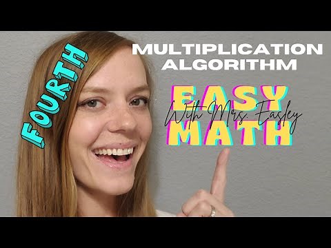 4th Grade Math MULTIPLICATION ALGORITHM [2 by 2 digit]