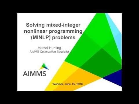 Solving Mixed-Integer Nonlinear Programming (MINLP) Problems