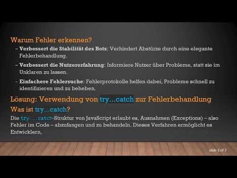 Wie man Fehler in deinem discord.js Bot erkennt