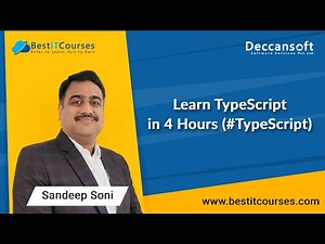 Learn TypeScript in 4 Hours (#TypeScript) | Complete TypeScript Tutorials by Sandeep Soni