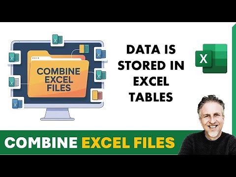 Merge / Combine Excel Files in One Workbook : Data is in Tables
