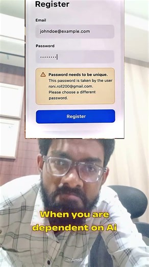 When you'r depend on Ai #coding #meme