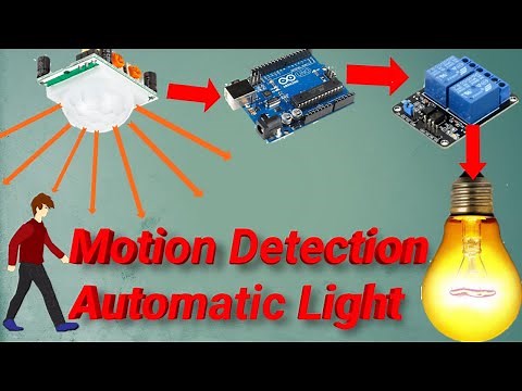 How to make motion detection light at home|Smart light|Arduino Projects|Automatic night light|