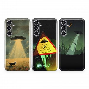 Ufo Phone Case Alien Mystery Cover Fit for Samsung S25 S24 S23 S22 S21 Plus Ultra FE S10 Galaxy Note 20 A16 A17 A55 A56 A14 A25 - Etsy