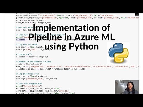 Implementation of Pipeline in Azure ML using Python