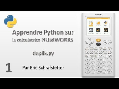 1 - Exercice "Duplik" (Python sur NUMWORKS)