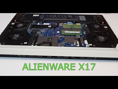 How To Upgrade RAM in Alienware X17 R1 Gaming Laptop