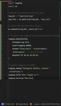 How do you make a simple logger in Python? Simple Python Logging That Feels Like Magic!