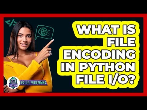 What Is File Encoding In Python File I/O? - Next LVL Programming
